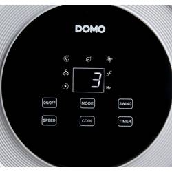 DOMO Air Cooler Chillizz ochlazovač vzduchu 9.6 W (Ø x v) 204 mm x 380 mm bílá, černá s časovačem, se zvlhčovačem vzduchu, LED displej