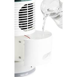 DOMO Air Cooler Chillizz ochlazovač vzduchu 9.6 W (Ø x v) 204 mm x 380 mm bílá, černá s časovačem, se zvlhčovačem vzduchu, LED displej