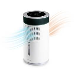 DOMO Air Cooler Chillizz ochlazovač vzduchu 9.6 W (Ø x v) 204 mm x 380 mm bílá, černá s časovačem, se zvlhčovačem vzduchu, LED displej