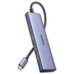 UGREEN USB-C® dokovací stanice CM511 6-in-1 USB-C Hub Vhodné pro značky (dokovací stanice pro notebook): univerzální vč. funkce nabíjení, integrovaná čtečka