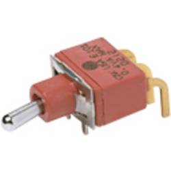 C & K Switches E107SD1CBE páčkový spínač 20 V/AC, 20 V/DC 0.4 A 1x zap/vyp/(zap) IP57 s aretací/0/bez aretace 1 ks Bulk