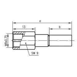 Telegärtner 100025646 100025646 FME konektor zástrčka, rovná 50 Ω 1 ks