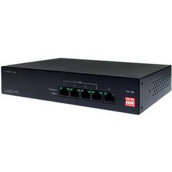 LogiLink NS0098 síťový switch 10 / 100 MBit/s IEEE 802.3at (25.5 W), IEEE 802.3af (12.95 W)