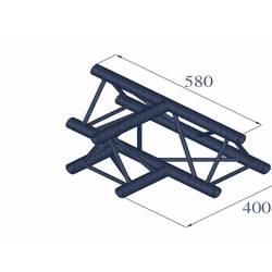 Alutruss DECOLOCK DQ3-PAT36 3bodová rampa T-kus 90 °