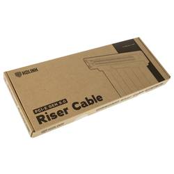 Kolink PCIe riser kabel PCIe 5.0 Zástrčka PCIe x16, Zásuvka PCIe x16 30 cm černá PGW-RC-MRK-010