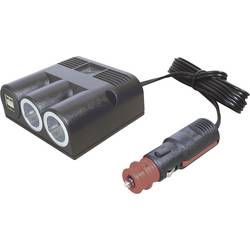 ProCar 67325501 rozvaděč do zapalovače cigaret Počet cigaretových zapalovačů 2 x Rozhraní: USB 2 x Proudová zatížitelnost (max.) 16 A