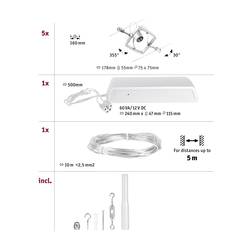 Paulmann Wire Systems 94430 kompletní lankový systém GU5.3 chrom (matný)