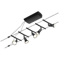 Paulmann Wire Systems 94446 kompletní lankový systém GU5.3 černá (matná), chrom