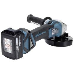 Makita Akku-Winkelschleifer 18V 2x5Ah DGA511RTJ m.LG im MACPAC DGA511RTJ Akumulátorová úhlová bruska 125 mm, vč. 2x aku, vč. nabíječky, kufřík, 18 V, 5 Ah