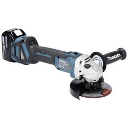 Makita Akku-Winkelschleifer 18V 2x5Ah DGA511RTJ m.LG im MACPAC DGA511RTJ Akumulátorová úhlová bruska 125 mm, vč. 2x aku, vč. nabíječky, kufřík, 18 V, 5 Ah