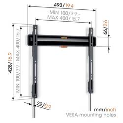 Vogels TVM 3405 TV držák na zeď 81,3 cm (32) - 195,6 cm (77)