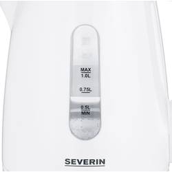 Severin WK 3411 rychlovarná konvice, ochrana proti přehřátí, bílá, 3411-000
