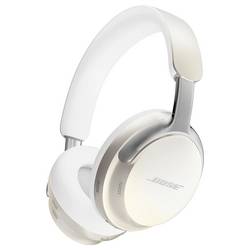 Bose QuietComfort Ultra sluchátka uzavřená (Over Ear) Bez kabelu, kabelová, Bluetooth® stereo béžová, bílá Potlačení hluku, Redukce šumu mikrofonu
