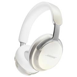 Bose QuietComfort Ultra sluchátka uzavřená (Over Ear) Bez kabelu, kabelová, Bluetooth® stereo béžová, bílá Potlačení hluku, Redukce šumu mikrofonu