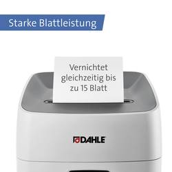 Dahle 504P DESKSIDE, P-5 skartovačka 15 listů na kousky 2 x 15 mm P-5 40 l Křížový řez kancelářské sponky, kreditní karty