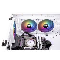 Thermaltake CL-F154-PL14SW-A PC větrák s krytem bílá, transparentní, RGB (š x v x h) 140 x 140 x 25 mm