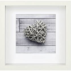 Hama 00059777 vyměnitelný fotorámeček Formát papíru: 15 x 15 cm (š x v x h) 25.6 x 25.6 x 5 cm bílá