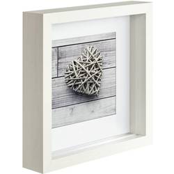 Hama 00059777 vyměnitelný fotorámeček Formát papíru: 15 x 15 cm (š x v x h) 25.6 x 25.6 x 5 cm bílá