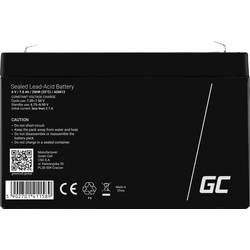 Green Cell Green Cell - USV-Akku - 1 x Batterie - Sealed Lead Acid (SLA) AGM12 olověný akumulátor 6 V 7 Ah olověná gelová (š x v x h) 151 x 100 x 35 mm plochý