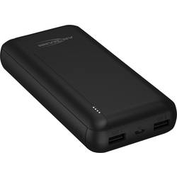 Ansmann PB212 powerbanka 20000 mAh Smart IC Li-Pol microUSB, USB-C®, USB černá Indikátor stavu