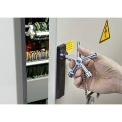 TOOLCRAFT TO-6707229 Klíč ke skříňovým rozvaděčům klíč od skříňového rozvaděče 1 ks