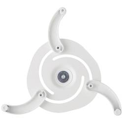 Neomounts BEAMER-C80WHITE stropní držák projektoru nastavitelná výška, naklápěcí, otočný vzd. země-strop (max.): 15 cm bílá