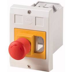 Eaton E-PKZ01-PVT 281636 prázdný kufřík vestavné provedení, s nouzovým vypínačem (d x š x v) 129 x 90 x 176 mm nouzové STOP šedá, červená, žlutá 1 ks Piece