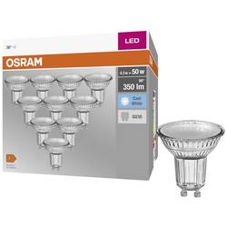 OSRAM HOMELIGHTING 4058075036703 LED Energetická třída (EEK2021) F (A - G) GU10 žárovka 4.3 W = 50 W neutrální bílá (Ø x v) 50 mm x 50 mm 10 ks