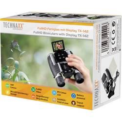 Technaxx dalekohled s digitálním fotoaparátem TX-142 12 násobný 25 mm binokulární černá/stříbrná 4863
