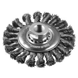 Bosch Accessories Okružní brusný kartáč pro úhlové a přímé brusky - copánkový drát, nerez, 100 mm 2609256509 1 ks