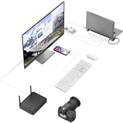 Hama USB-C® dokovací stanice Vhodné pro značky (dokovací stanice pro notebook): univerzální napájení USB-C®