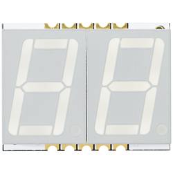 TRU COMPONENTS SMD LED žlutozelená 13 mcd 2-místný displej
