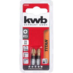 kwb 124103 sada bitů PZ 3 ocel 2 ks