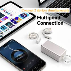 OneOdio OpenRock X White špuntová sluchátka (In Ear) Bluetooth® stereo bílá sportovní