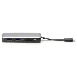 Digitus USB-C® dokovací stanice DA-70916 vč. funkce nabíjení, integrovaná čtečka karet, napájení USB-C®