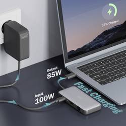 Digitus USB-C® dokovací stanice DA-70916 vč. funkce nabíjení, integrovaná čtečka karet, napájení USB-C®