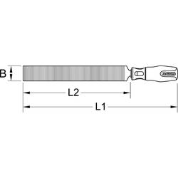 KS Tools 150.3254 1503254 plochá škrabka