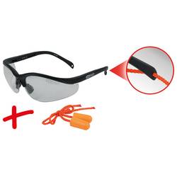Ochranné brýle transparentní, s špunty do uší KS Tools 310.0176