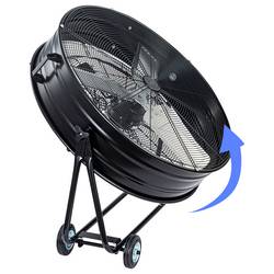 Sygonix Bubnový ventilátor 300 W (Ø x v) 905 mm x 952 mm hliník natáčecí