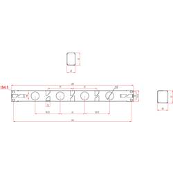 Renkforce RF-3525042 19 palec kabelové vedení pro datové skříně 1 U černá