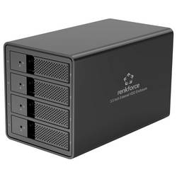 Renkforce RF-6647598 8,9 cm (3,5 palce) kryt pevného disku 4 Bay 3.5 palec USB 3.0