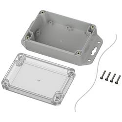 TRU COMPONENTS TC-10860576 Přírubové pouzdro 120 x 80 x 45.20 ABS-PC světle šedá 1 ks