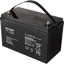 VOLTCRAFT VC-12668700 VC-16623050 olověný akumulátor 12 V 100 Ah olověný se skelným rounem (š x v x h) 330 x 215 x 171 mm bezúdržbové, nepatrné vybíjení