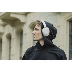 OneOdio sluchátka uzavřená (Over Ear) Bluetooth® bílá Potlačení hluku složitelná mobil