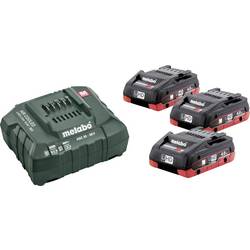 Metabo 685132000 Basic-Set 3 x LiHD 4.0 Ah akumulátor do nářadí a nabíječka 4.0 Ah LiHD