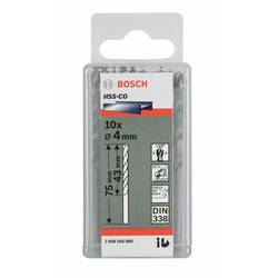 Bosch Accessories 2608588094 HSS-Co kovový spirálový vrták 4.4 mm Cobalt DIN 338 válcová stopka 10 ks
