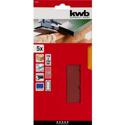 kwb 818918 brusný papír Zrnitost 180 (d x š) 230 mm x 115 mm 5 ks
