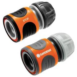 GARDENA 18279-20 GARDENA Schlauchverbinder-Satz 13mm (½“) – 15mm (5/8“) plast hadicová spojka 13 mm (1/2) Ø