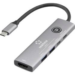 Renkforce USB-C® dokovací stanice RF-DKS-908 Vhodné pro značky (dokovací stanice pro notebook): univerzální napájení USB-C®