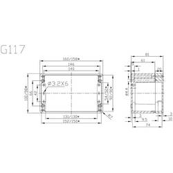 Gainta G117 univerzální pouzdro 160 x 100 x 81 hliník hliníková slitina hliník (přírodní) 1 ks